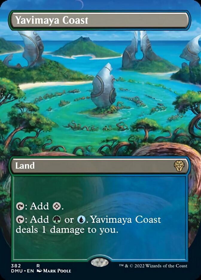 Yavimaya Coast (Borderless Alternate Art) [Dominaria United] | Local Legends