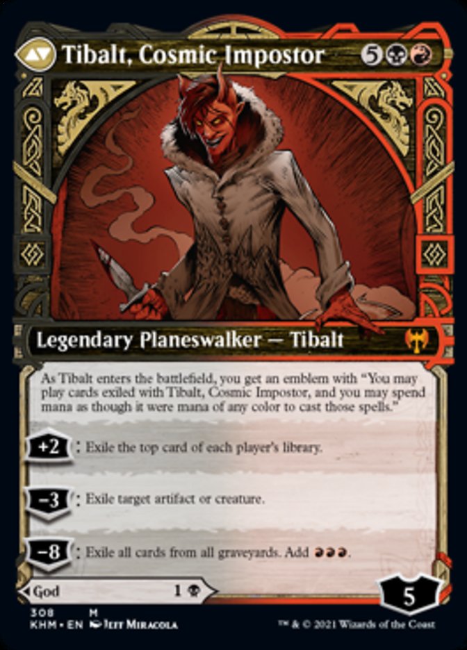 Valki, God of Lies // Tibalt, Cosmic Impostor (Showcase) [Kaldheim] | Golgari Games