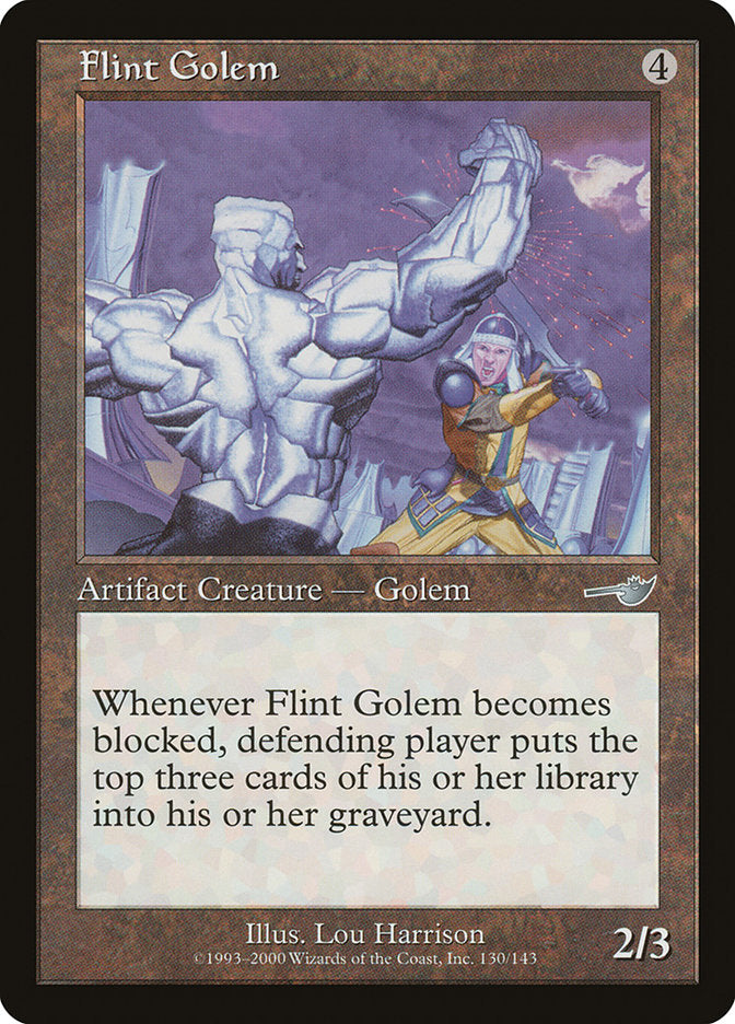 Flint Golem [Nemesis] | Golgari Games