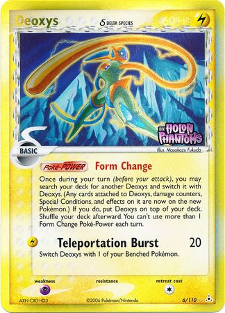 Deoxys (6/110) (Delta Species) (Stamped) [EX: Holon Phantoms] | Golgari Games