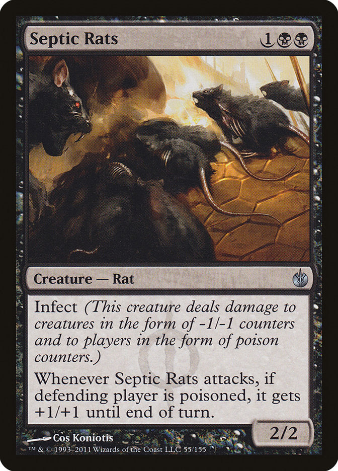 Septic Rats [Mirrodin Besieged] | Golgari Games