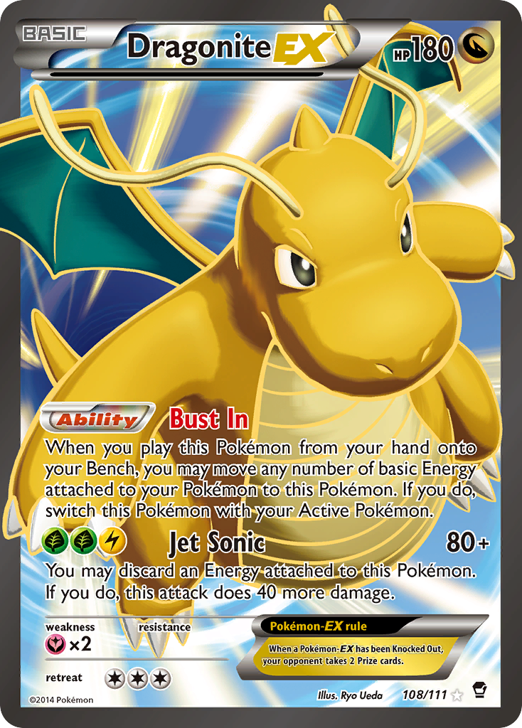 Dragonite EX (108/111) [XY: Furious Fists] | Golgari Games