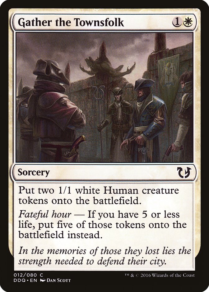 Gather the Townsfolk [Duel Decks: Blessed vs. Cursed] | Local Legends