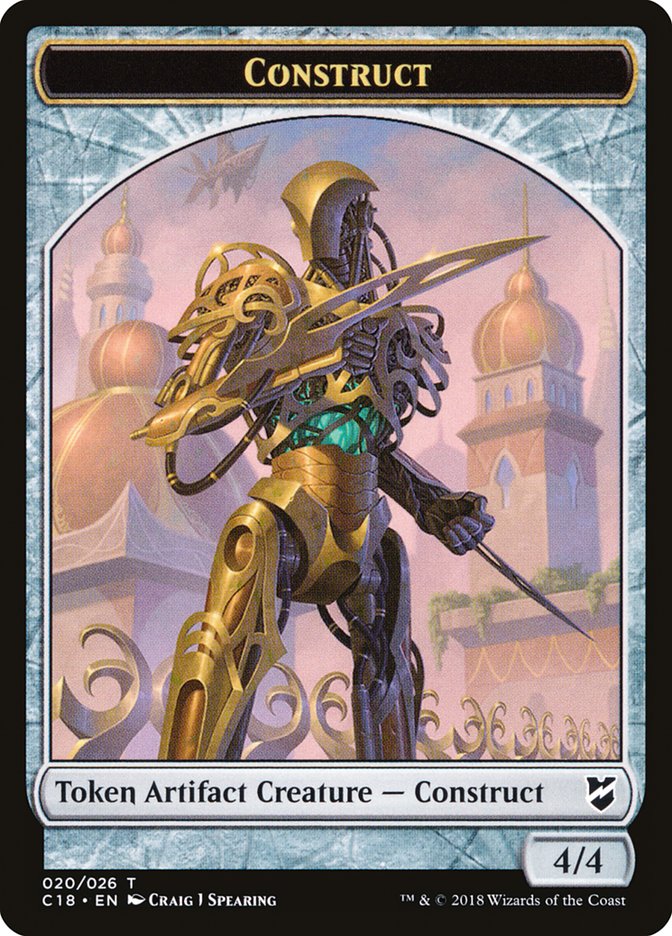 Myr (007) // Construct (020) Double-sided Token [Commander 2018 Tokens] | Local Legends