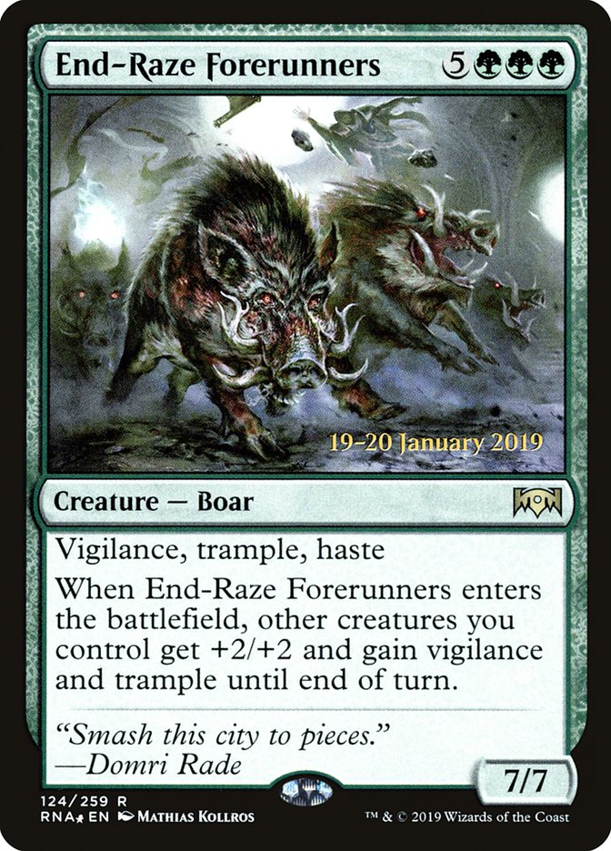 End-Raze Forerunners [Ravnica Allegiance Prerelease Promos] | Golgari Games