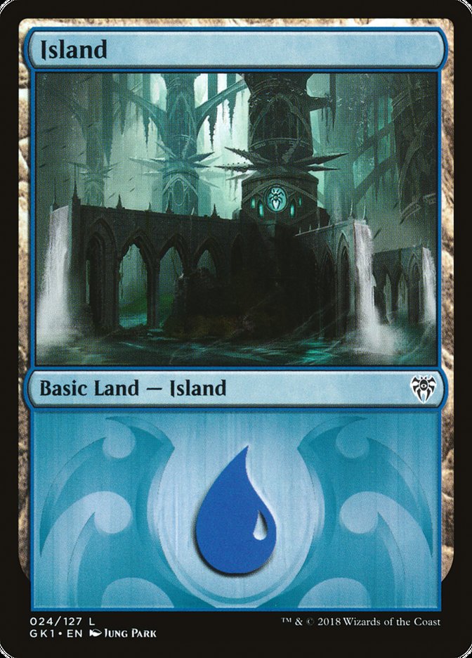 Island (24) [Guilds of Ravnica Guild Kit] | Golgari Games