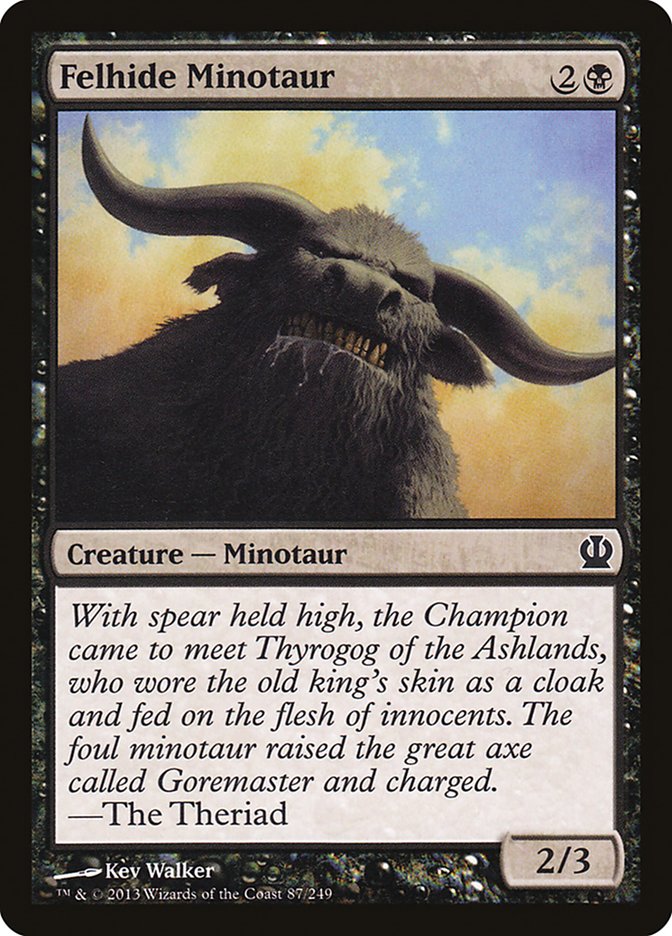 Felhide Minotaur [Theros] | Golgari Games