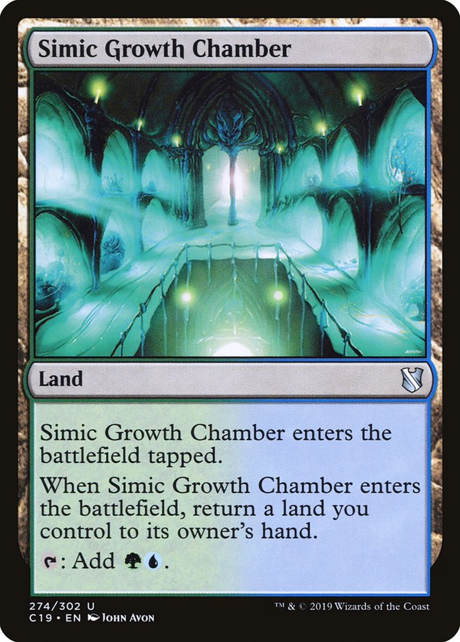 Simic Growth Chamber [Commander 2019] | Golgari Games