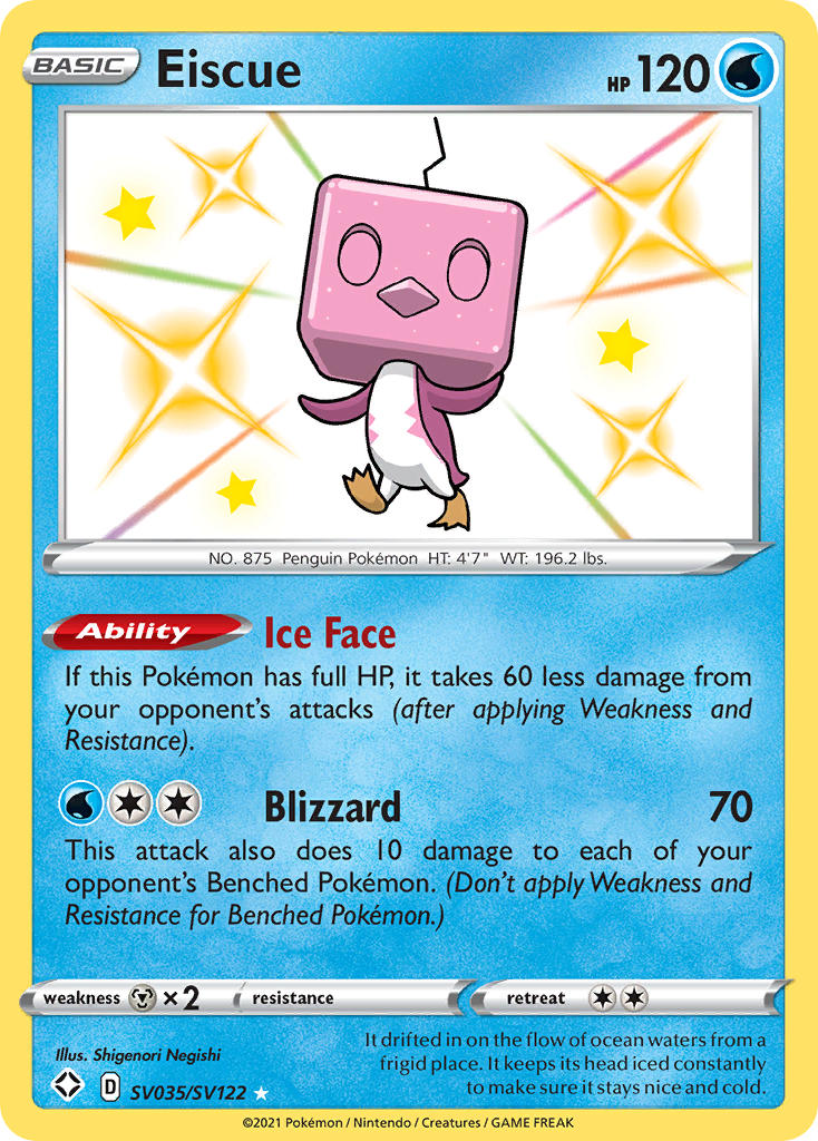 Eiscue (SV035/SV122) [Sword & Shield: Shining Fates] | Local Legends