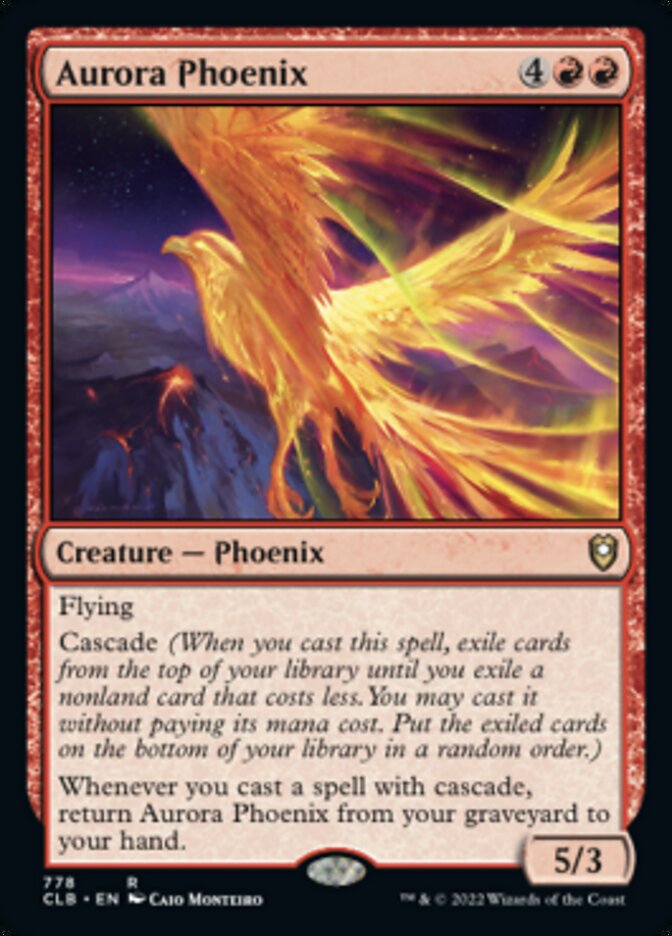 Aurora Phoenix [Commander Legends: Battle for Baldur's Gate] | Golgari Games