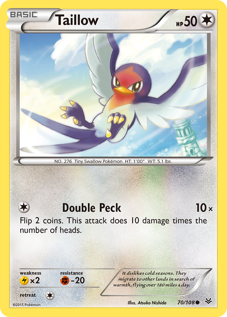 Taillow (70/108) [XY: Roaring Skies] | Golgari Games