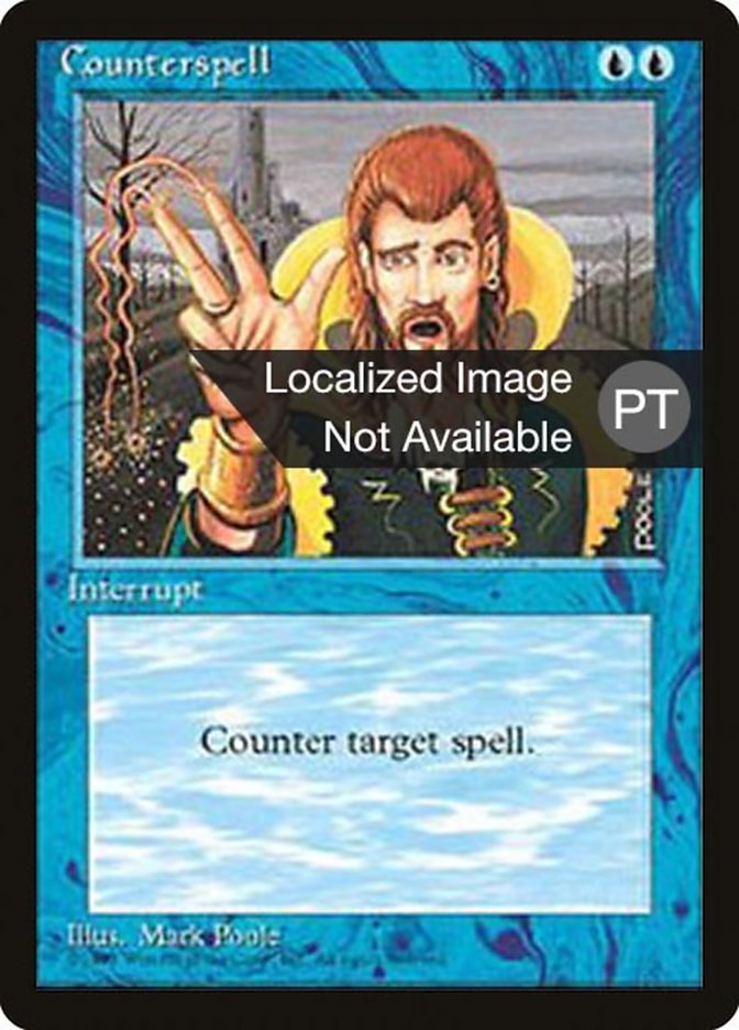 Counterspell [Fourth Edition (Foreign Black Border)] | Local Legends