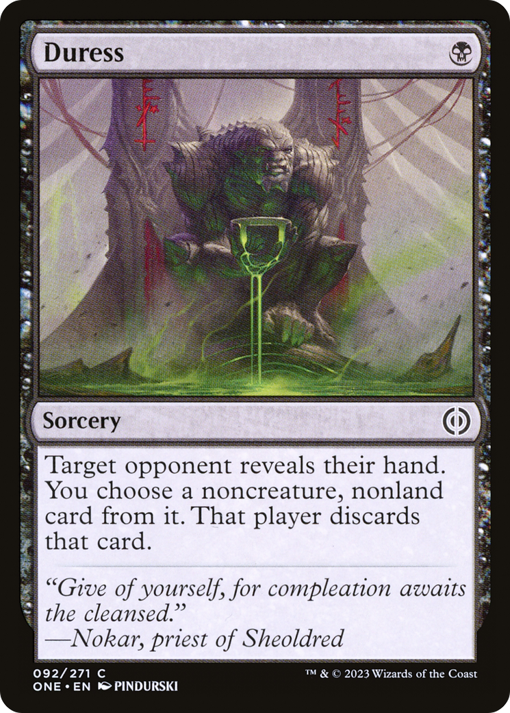 Duress [Phyrexia: All Will Be One] | Local Legends