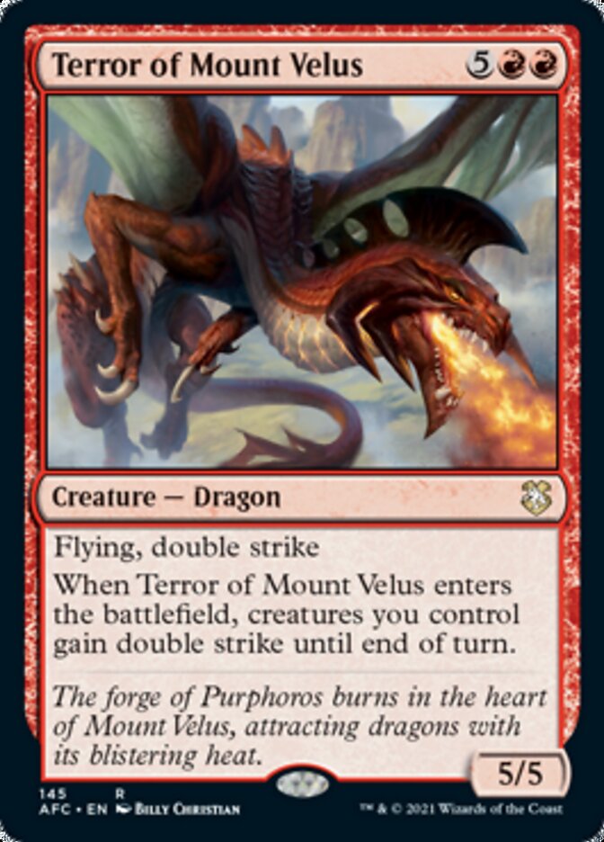 Terror of Mount Velus [Dungeons & Dragons: Adventures in the Forgotten Realms Commander] | Local Legends