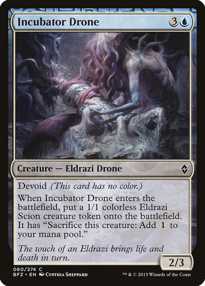 Incubator Drone [Battle for Zendikar] | Golgari Games