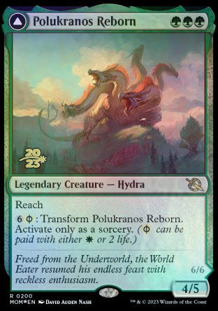 Polukranos Reborn // Polukranos, Engine of Ruin [March of the Machine Prerelease Promos] | Golgari Games