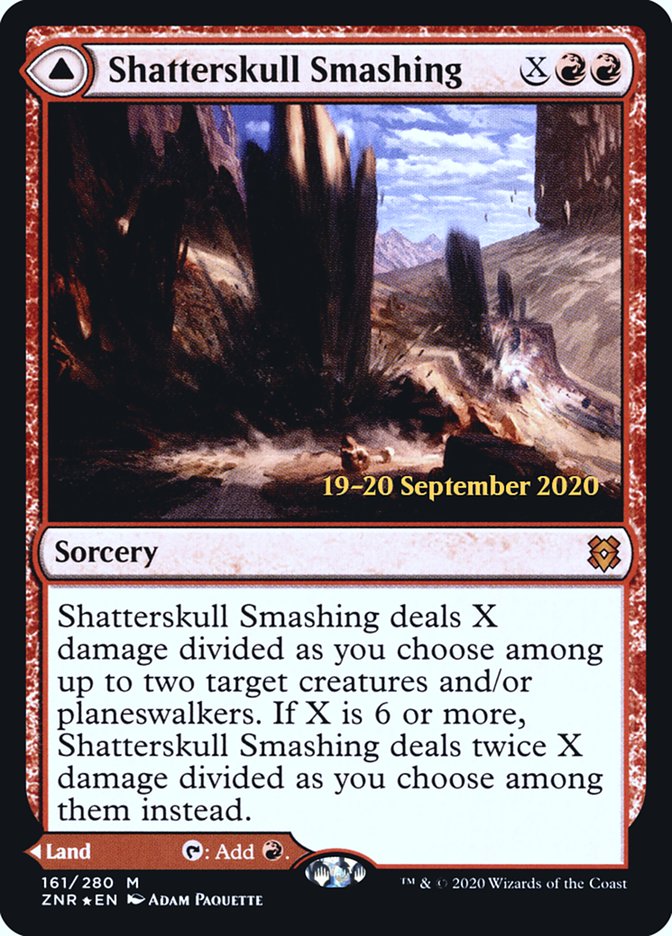 Shatterskull Smashing // Shatterskull, the Hammer Pass [Zendikar Rising Prerelease Promos] | Golgari Games