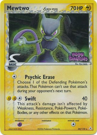 Mewtwo (24/110) (Delta Species) (Stamped) [EX: Holon Phantoms] | Golgari Games