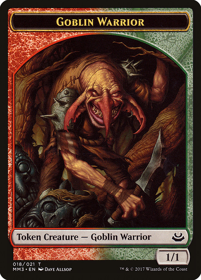 Goblin Warrior Token [Modern Masters 2017 Tokens] | Golgari Games