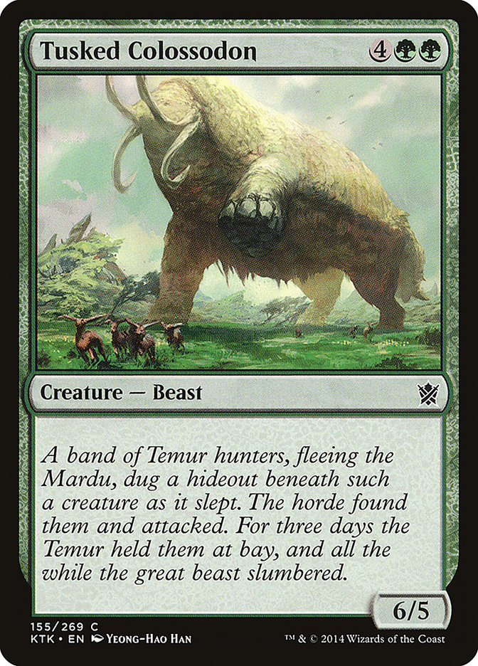 Tusked Colossodon [Khans of Tarkir] | Golgari Games