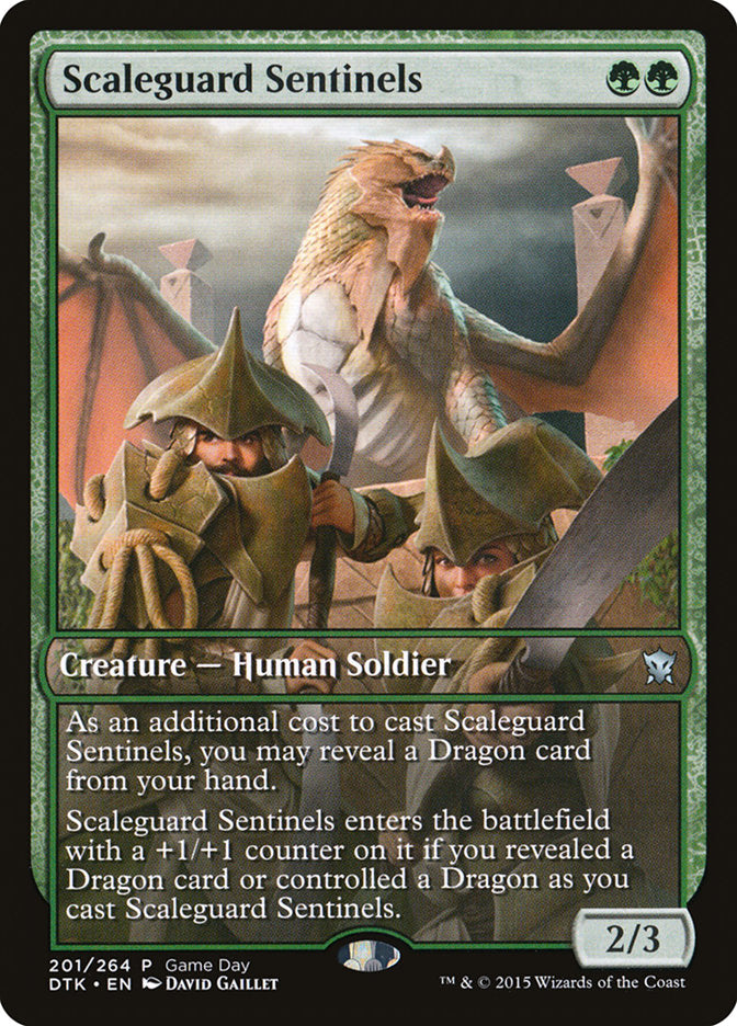 Scaleguard Sentinels (Game Day) [Dragons of Tarkir Promos] | Golgari Games