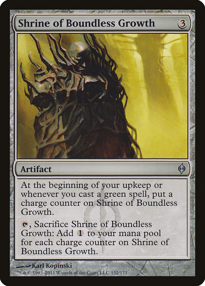 Shrine of Boundless Growth [New Phyrexia] | Golgari Games