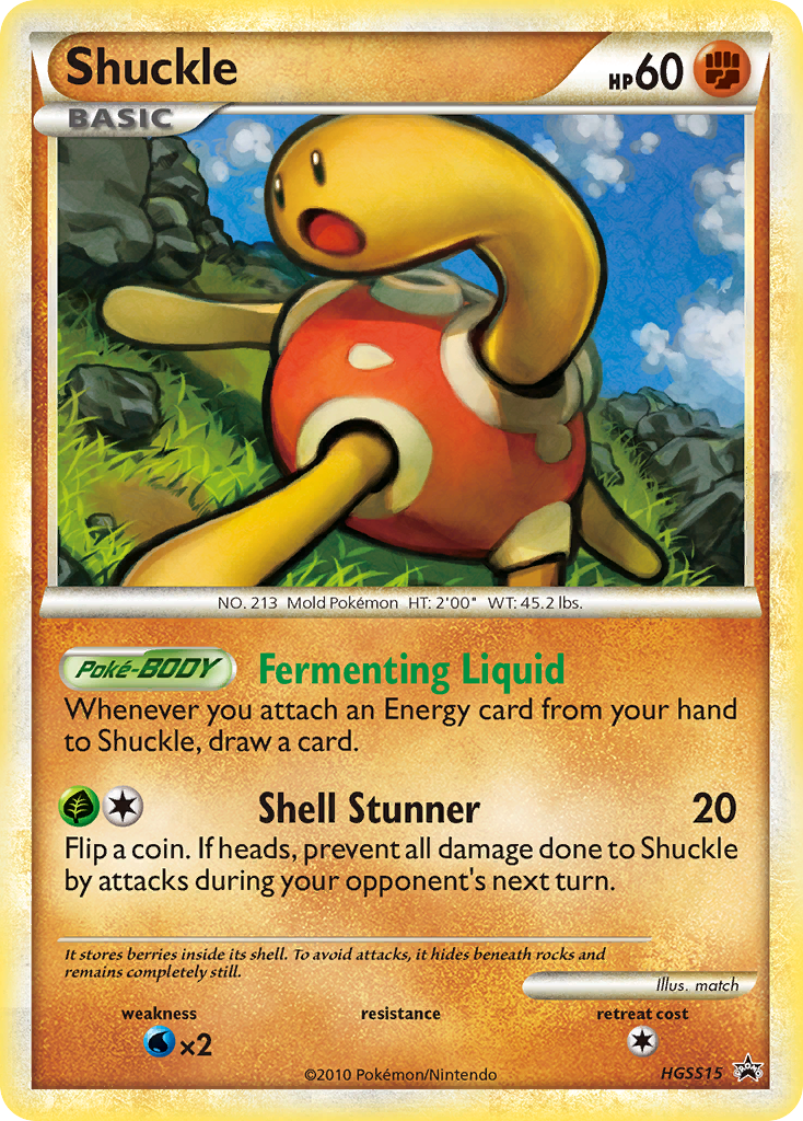 Shuckle (HGSS15) [HeartGold & SoulSilver: Black Star Promos] | Golgari Games