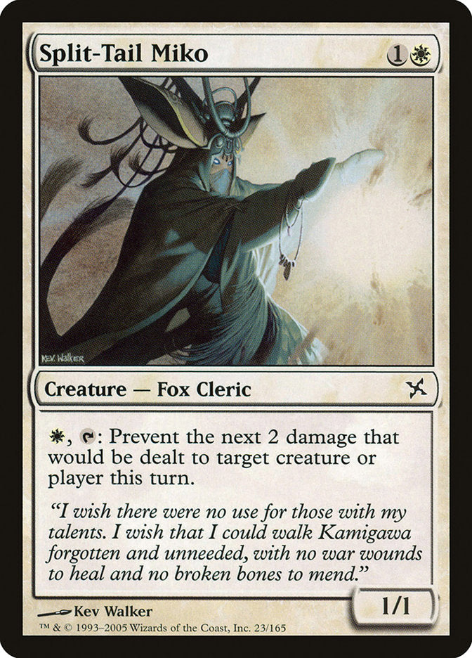 Split-Tail Miko [Betrayers of Kamigawa] | Local Legends