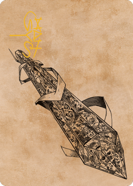 Stonespeaker Crystal Art Card (Gold-Stamped Signature) [Commander Legends: Battle for Baldur's Gate Art Series] | Local Legends