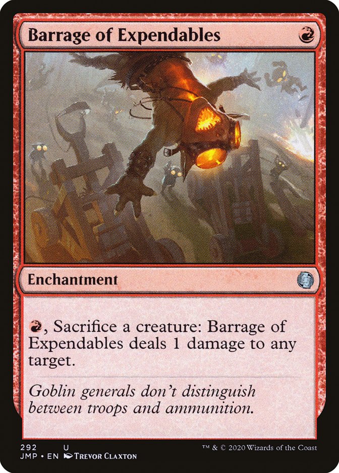 Barrage of Expendables [Jumpstart] | Local Legends