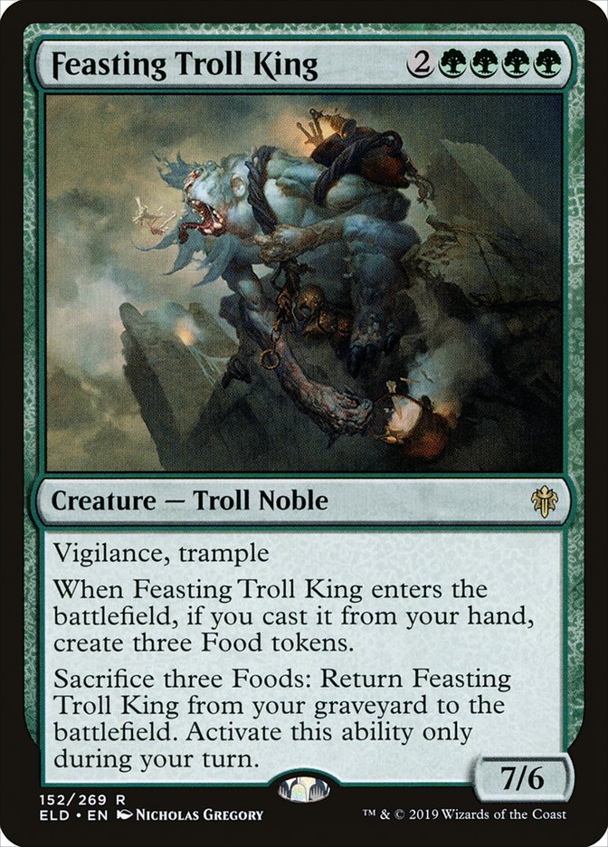 Feasting Troll King [Throne of Eldraine] | Golgari Games