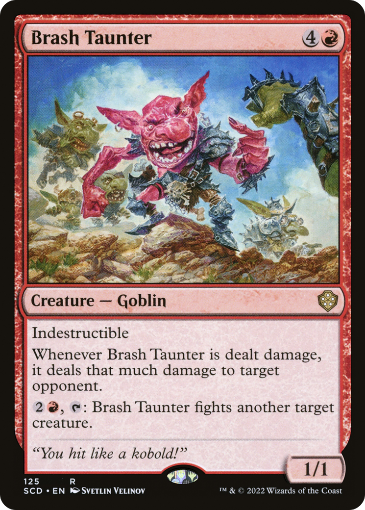 Brash Taunter [Starter Commander Decks] | Local Legends