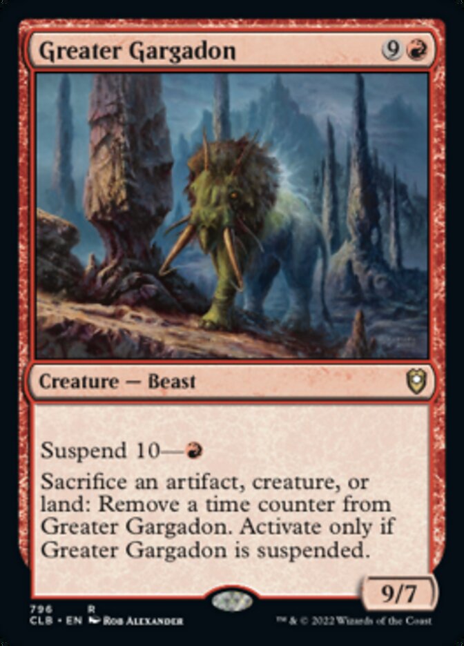 Greater Gargadon [Commander Legends: Battle for Baldur's Gate] | Local Legends