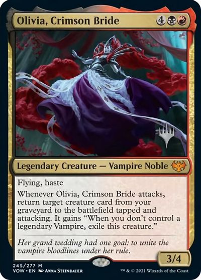 Olivia, Crimson Bride (Promo Pack) [Innistrad: Crimson Vow Promos] | Golgari Games