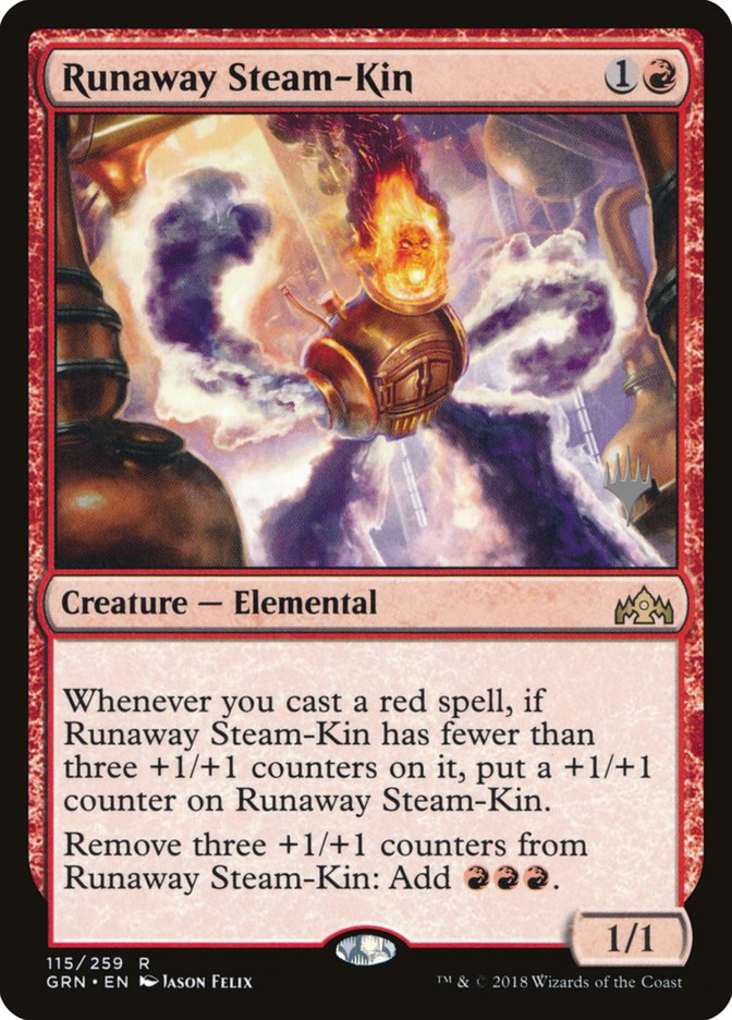 Runaway Steam-Kin (Promo Pack) [Guilds of Ravnica Promos] | Golgari Games