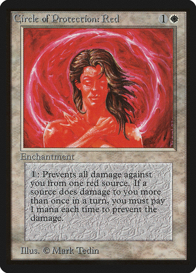 Circle of Protection: Red [Beta Edition] | Golgari Games