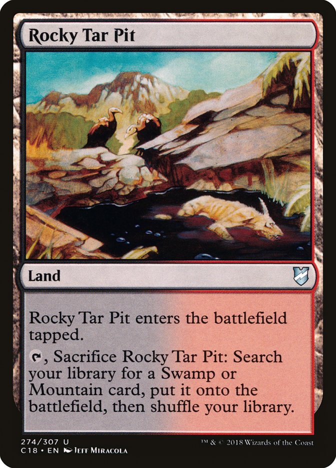 Rocky Tar Pit [Commander 2018] | Local Legends