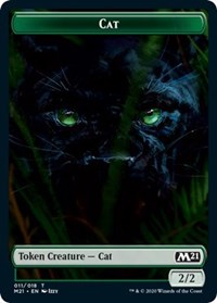 Cat (011) // Goblin Wizard Double-sided Token [Core Set 2021 Tokens] | Local Legends