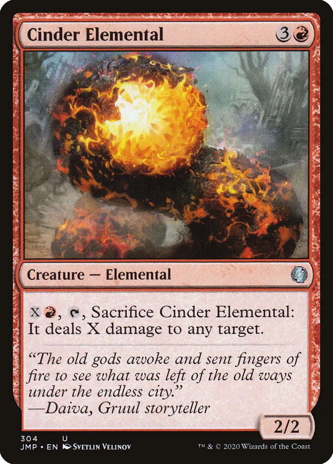 Cinder Elemental [Jumpstart] | Local Legends