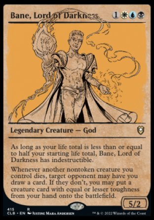 Bane, Lord of Darkness (Showcase) [Commander Legends: Battle for Baldur's Gate] | Golgari Games