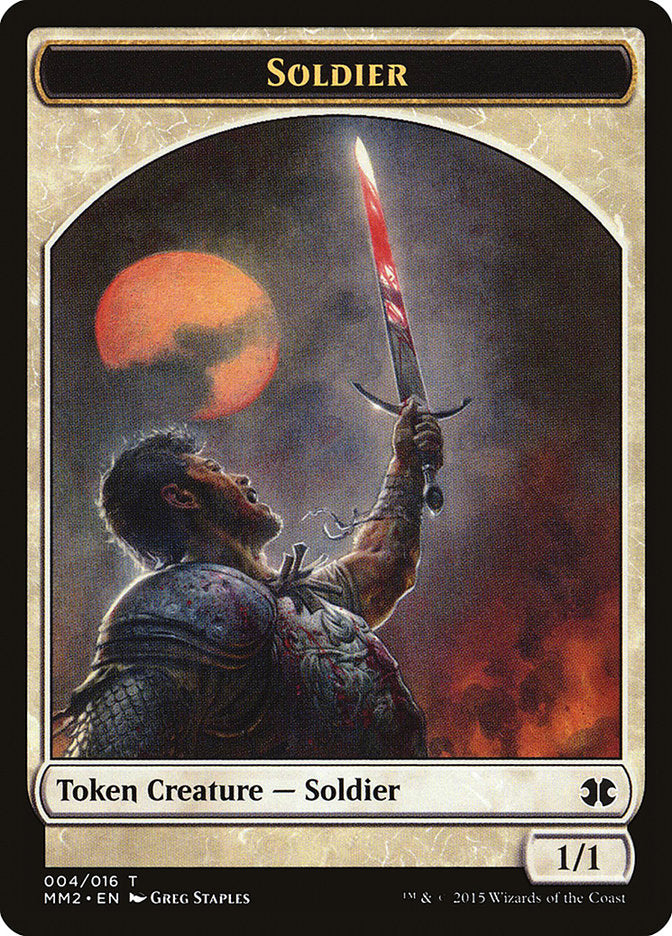 Soldier Token [Modern Masters 2015 Tokens] | Golgari Games