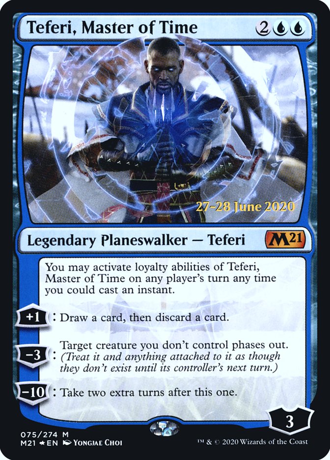 Teferi, Master of Time (075) [Core Set 2021 Prerelease Promos] | Golgari Games