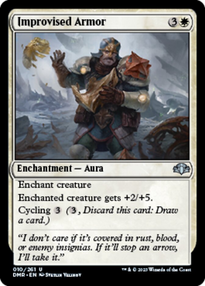 Improvised Armor [Dominaria Remastered] | Local Legends