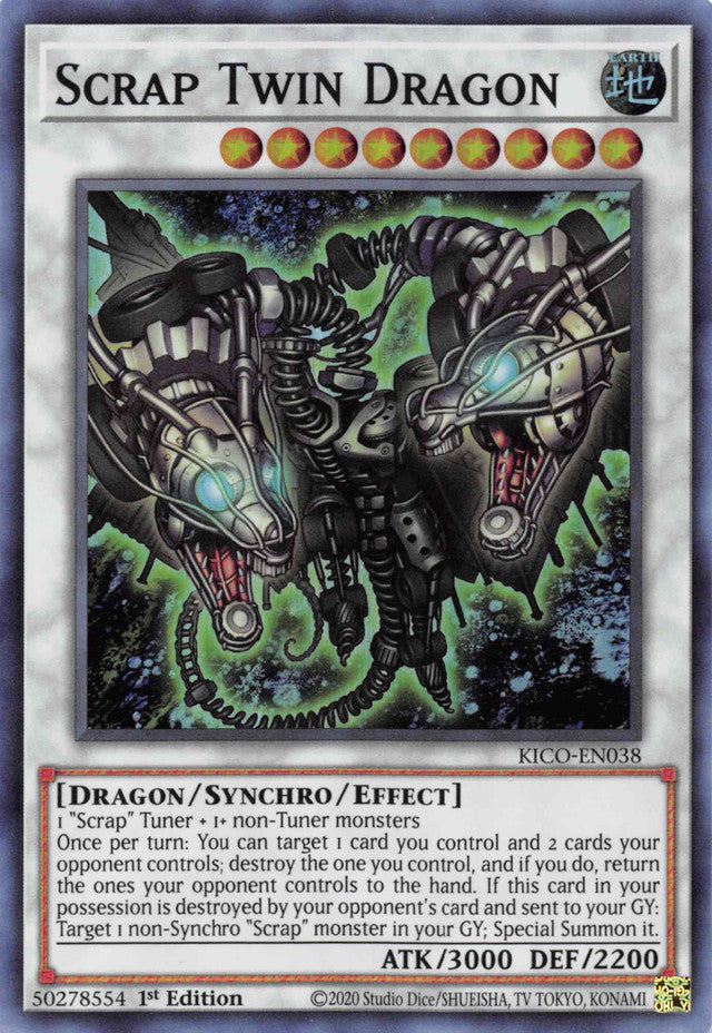 Scrap Twin Dragon [KICO-EN038] Super Rare | Golgari Games