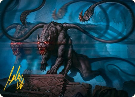 Displacer Beast Art Card (Gold-Stamped Signature) [Dungeons & Dragons: Adventures in the Forgotten Realms Art Series] | Local Legends