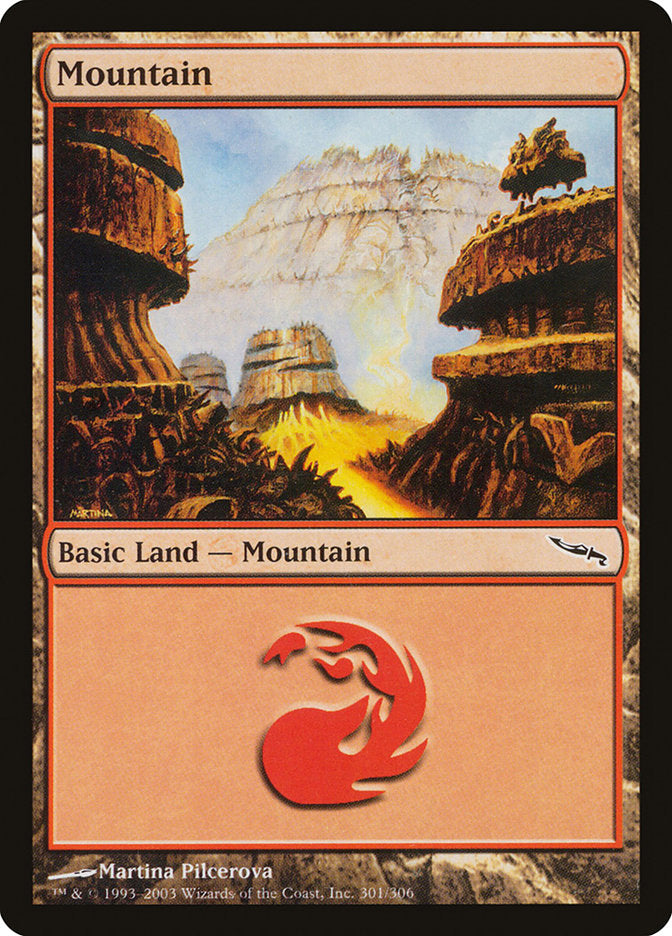 Mountain (301) [Mirrodin] | Local Legends
