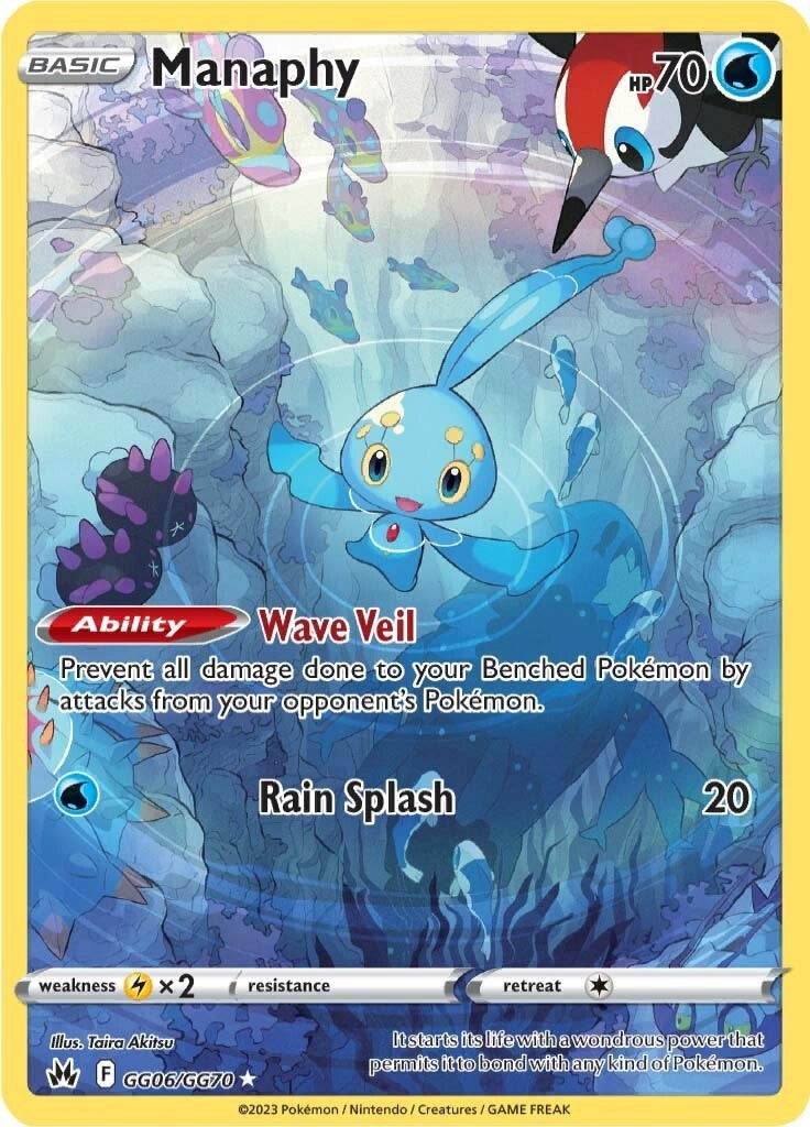 Manaphy (GG06/GG70) [Sword & Shield: Crown Zenith] | Golgari Games