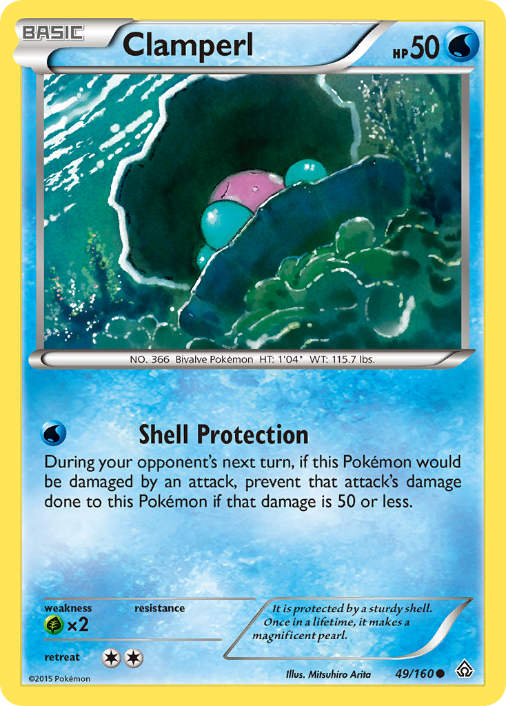 Clamperl (49/160) [XY: Primal Clash] | Golgari Games