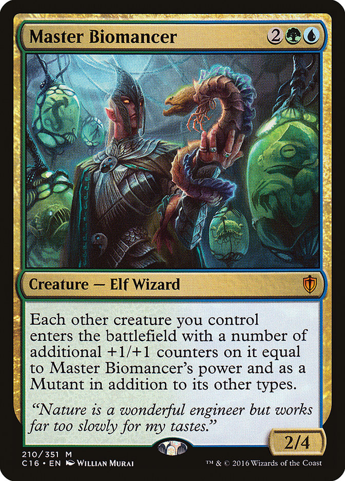 Master Biomancer [Commander 2016] | Golgari Games