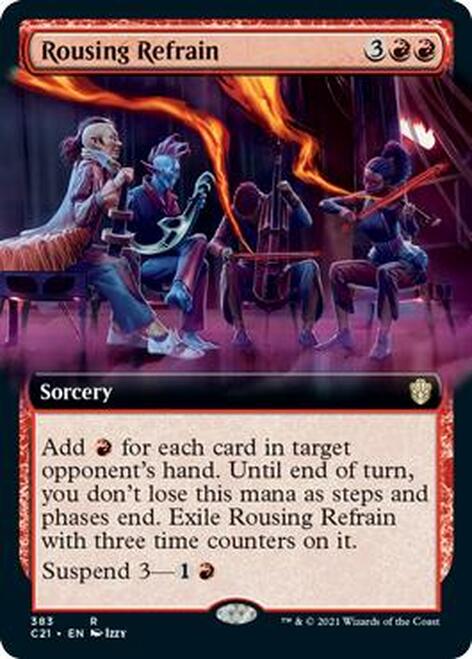 Rousing Refrain (Extended Art) [Commander 2021] | Local Legends